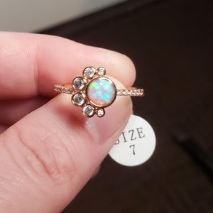 Fragrant Jewels Crescent Moon Ring